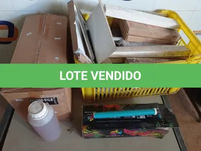 LOTE 202 - 01 LOTE COM DIVERSOS MATERIAIS PARA MANUTENÇÃO DE TONNERS E IMPRESSORAS. (NO ESTADO) ATENÇÃO! FAZER A VISITAÇÃO ANTES DE ARREMATAR, NÃO SABEMOS SE FUNCIONA. LEILÃO NÃO TEM GARANTIA E NEM DEVOLUÇÃO, SUJEITO A POSSÍVEIS AVARIAS VISÍVEIS/OCULTAS E/OU AUSÊNCIA DE COMPONENTES.