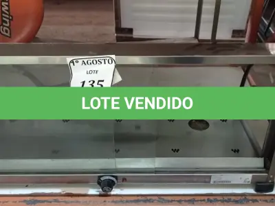 LOTE 135 - 01 ESTUFA PARA SALGADOS (NO ESTADO) ATENÇÃO! FAZER A VISITAÇÃO ANTES DE ARREMATAR, NÃO SABEMOS SE FUNCIONA. LEILÃO NÃO TEM GARANTIA E NEM DEVOLUÇÃO, SUJEITO A POSSÍVEIS AVARIAS VISÍVEIS/OCULTAS E/OU AUSÊNCIA DE COMPONENTES.