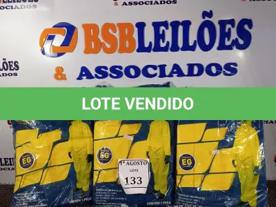 LOTE 133 - 05 MACACÕES DE SEGURANÇA VOLH GOVERTECH 300 TAMANHO EG. (NO ESTADO) ATENÇÃO! FAZER A VISITAÇÃO ANTES DE ARREMATAR, NÃO SABEMOS SE FUNCIONA. LEILÃO NÃO TEM GARANTIA E NEM DEVOLUÇÃO, SUJEITO A POSSÍVEIS AVARIAS VISÍVEIS/OCULTAS E/OU AUSÊNCIA DE COMPONENTES.