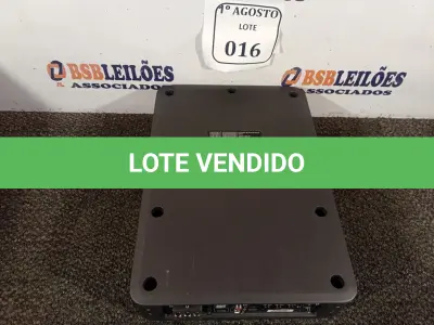LOTE 016 - 01 SUBWOOFER SW8A-S 150WRMS. (NO ESTADO) ATENÇÃO! FAZER A VISITAÇÃO ANTES DE ARREMATAR, NÃO SABEMOS SE FUNCIONA. LEILÃO NÃO TEM GARANTIA E NEM DEVOLUÇÃO, SUJEITO A POSSÍVEIS AVARIAS VISÍVEIS/OCULTAS E/OU AUSÊNCIA DE COMPONENTES.