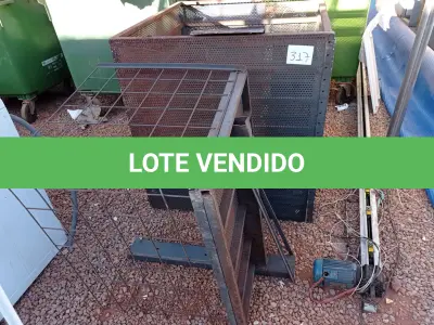 LOTE 317 - 01 ELEVADOR DE CARGA ATÉ 5 METROS. (NO ESTADO) ATENÇÃO! FAZER A VISITAÇÃO ANTES DE ARREMATAR, NÃO SABEMOS SE FUNCIONA. LEILÃO NÃO TEM GARANTIA E NEM DEVOLUÇÃO, SUJEITO A POSSÍVEIS AVARIAS VISÍVEIS/OCULTAS E/OU AUSÊNCIA DE COMPONENTES.