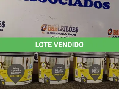 LOTE 271 - 04 BALDINHOS DE REJUNTE SUPERFINO PREMIUM QUARTZOLIT COM 2KG CADA. (NO ESTADO) ATENÇÃO! FAZER A VISITAÇÃO ANTES DE ARREMATAR, NÃO SABEMOS SE FUNCIONA. LEILÃO NÃO TEM GARANTIA E NEM DEVOLUÇÃO, SUJEITO A POSSÍVEIS AVARIAS VISÍVEIS/OCULTAS E/OU AUSÊNCIA DE COMPONENTES.
