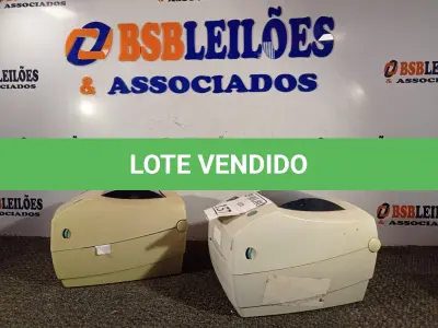 LOTE 157 - 02 IMPRESSORAS DE ETIQUETAS MARCA ZEBRA MOD:TLP 2844 (NO ESTADO) ATENÇÃO! FAZER A VISITAÇÃO ANTES DE ARREMATAR, NÃO SABEMOS SE FUNCIONA. LEILÃO NÃO TEM GARANTIA E NEM DEVOLUÇÃO, SUJEITO A POSSÍVEIS AVARIAS VISÍVEIS/OCULTAS E/OU AUSÊNCIA DE COMPONENTES.