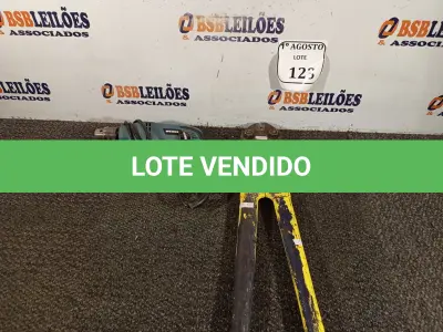 LOTE 123 - 01 FURADEIRA WESCA E 01 TESOURA PARA CORTE DE VERGALHÃO. (NO ESTADO) ATENÇÃO! FAZER A VISITAÇÃO ANTES DE ARREMATAR, NÃO SABEMOS SE FUNCIONA. LEILÃO NÃO TEM GARANTIA E NEM DEVOLUÇÃO, SUJEITO A POSSÍVEIS AVARIAS VISÍVEIS/OCULTAS E/OU AUSÊNCIA DE COMPONENTES.