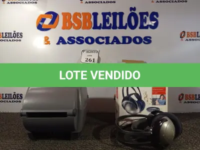 LOTE 261 - 01 IMPRESSORA TÉRMICA PC43T E 01 WIRELESS TRANSMISSION. (NO ESTADO) ATENÇÃO! FAZER A VISITAÇÃO ANTES DE ARREMATAR, NÃO SABEMOS SE FUNCIONA. LEILÃO NÃO TEM GARANTIA E NEM DEVOLUÇÃO, SUJEITO A POSSÍVEIS AVARIAS VISÍVEIS/OCULTAS E/OU AUSÊNCIA DE COMPONENTES.