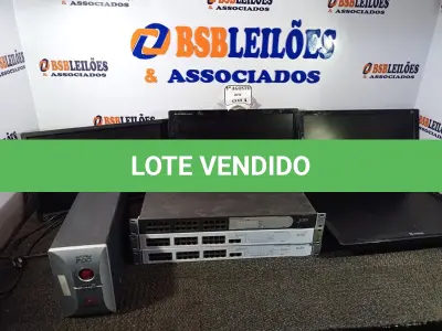 LOTE 081 - 03 SWITCHES, 01 NOBREAK E 04 MONITORES SEM BASE. (NO ESTADO) ATENÇÃO! FAZER A VISITAÇÃO ANTES DE ARREMATAR, NÃO SABEMOS SE FUNCIONA. LEILÃO NÃO TEM GARANTIA E NEM DEVOLUÇÃO, SUJEITO A POSSÍVEIS AVARIAS VISÍVEIS/OCULTAS E/OU AUSÊNCIA DE COMPONENTES.