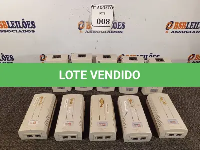 LOTE 008 - 10 POWERDSINE 7001G. (NO ESTADO) ATENÇÃO! FAZER A VISITAÇÃO ANTES DE ARREMATAR, NÃO SABEMOS SE FUNCIONA. LEILÃO NÃO TEM GARANTIA E NEM DEVOLUÇÃO, SUJEITO A POSSÍVEIS AVARIAS VISÍVEIS/OCULTAS E/OU AUSÊNCIA DE COMPONENTES.