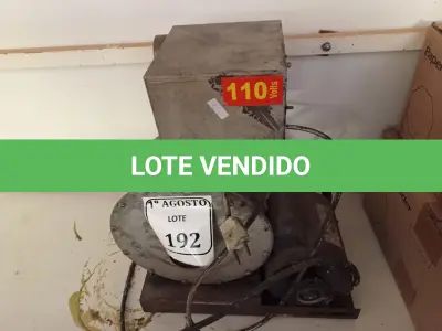 LOTE 192 - 01 EXAUSTOR 110VOLTS. (NO ESTADO) ATENÇÃO! FAZER A VISITAÇÃO ANTES DE ARREMATAR, NÃO SABEMOS SE FUNCIONA. LEILÃO NÃO TEM GARANTIA E NEM DEVOLUÇÃO, SUJEITO A POSSÍVEIS AVARIAS VISÍVEIS/OCULTAS E/OU AUSÊNCIA DE COMPONENTES.
