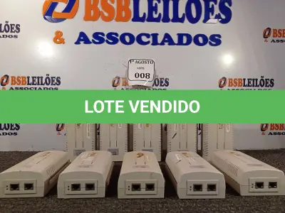 LOTE 008 - 10 POWERDSINE 7001G. (NO ESTADO) ATENÇÃO! FAZER A VISITAÇÃO ANTES DE ARREMATAR, NÃO SABEMOS SE FUNCIONA. LEILÃO NÃO TEM GARANTIA E NEM DEVOLUÇÃO, SUJEITO A POSSÍVEIS AVARIAS VISÍVEIS/OCULTAS E/OU AUSÊNCIA DE COMPONENTES.