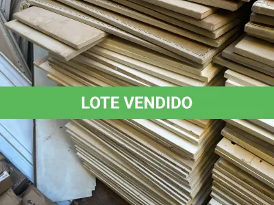 LOTE 333 - 01 LOTE DE MADEIRA TAMANHOS DIVERSOS (NO ESTADO) ATENÇÃO! FAZER A VISITAÇÃO ANTES DE ARREMATAR, NÃO SABEMOS SE FUNCIONA. LEILÃO NÃO TEM GARANTIA E NEM DEVOLUÇÃO, SUJEITO A POSSÍVEIS AVARIAS VISÍVEIS/OCULTAS E/OU AUSÊNCIA DE COMPONENTES.