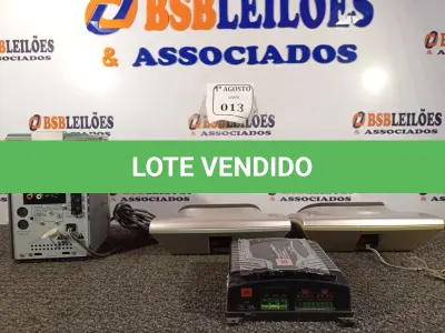 LOTE 013 - 01 APARELHO DE SOM COM 02 CAIXAS MARCA SONY E 01 FONTE DIGITAL (NO ESTADO) ATENÇÃO! FAZER A VISITAÇÃO ANTES DE ARREMATAR, NÃO SABEMOS SE FUNCIONA. LEILÃO NÃO TEM GARANTIA E NEM DEVOLUÇÃO, SUJEITO A POSSÍVEIS AVARIAS VISÍVEIS/OCULTAS E/OU AUSÊNCIA DE COMPONENTES.