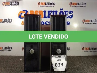 LOTE 039 - 02 CPUS MARCA DELL COM MEMÓRIA . (NO ESTADO) ATENÇÃO! FAZER A VISITAÇÃO ANTES DE ARREMATAR, NÃO SABEMOS SE FUNCIONA. LEILÃO NÃO TEM GARANTIA E NEM DEVOLUÇÃO, SUJEITO A POSSÍVEIS AVARIAS VISÍVEIS/OCULTAS E/OU AUSÊNCIA DE COMPONENTES.