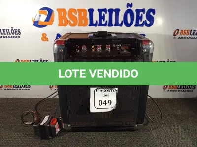 LOTE 049 - 01 CAIXA DE SOM BLOCK ROCKER 110V. (NO ESTADO) ATENÇÃO! FAZER A VISITAÇÃO ANTES DE ARREMATAR, NÃO SABEMOS SE FUNCIONA. LEILÃO NÃO TEM GARANTIA E NEM DEVOLUÇÃO, SUJEITO A POSSÍVEIS AVARIAS VISÍVEIS/OCULTAS E/OU AUSÊNCIA DE COMPONENTES.