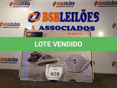 LOTE 028 - 01 PAR DE AUTO FALANTE MARINE MS9520. (NO ESTADO) ATENÇÃO! FAZER A VISITAÇÃO ANTES DE ARREMATAR, NÃO SABEMOS SE FUNCIONA. LEILÃO NÃO TEM GARANTIA E NEM DEVOLUÇÃO, SUJEITO A POSSÍVEIS AVARIAS VISÍVEIS/OCULTAS E/OU AUSÊNCIA DE COMPONENTES.