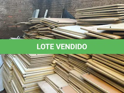 LOTE 333 - 01 LOTE DE MADEIRA TAMANHOS DIVERSOS (NO ESTADO) ATENÇÃO! FAZER A VISITAÇÃO ANTES DE ARREMATAR, NÃO SABEMOS SE FUNCIONA. LEILÃO NÃO TEM GARANTIA E NEM DEVOLUÇÃO, SUJEITO A POSSÍVEIS AVARIAS VISÍVEIS/OCULTAS E/OU AUSÊNCIA DE COMPONENTES.