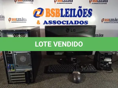LOTE 086 - 01 MONITOR LG TECLADO E MOUSE, 01 CPU DELL E 01 ESTABILIZADOR. (NO ESTADO) ATENÇÃO! FAZER A VISITAÇÃO ANTES DE ARREMATAR, NÃO SABEMOS SE FUNCIONA. LEILÃO NÃO TEM GARANTIA E NEM DEVOLUÇÃO, SUJEITO A POSSÍVEIS AVARIAS VISÍVEIS/OCULTAS E/OU AUSÊNCIA DE COMPONENTES.