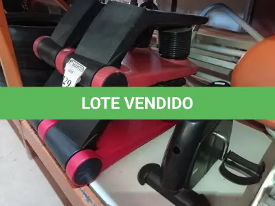 LOTE 129 - 04 APARELHOS PARA GINASTICA. (NO ESTADO) ATENÇÃO! FAZER A VISITAÇÃO ANTES DE ARREMATAR, NÃO SABEMOS SE FUNCIONA. LEILÃO NÃO TEM GARANTIA E NEM DEVOLUÇÃO, SUJEITO A POSSÍVEIS AVARIAS VISÍVEIS/OCULTAS E/OU AUSÊNCIA DE COMPONENTES.