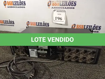 LOTE 196 - 01 NOBREAK PARA RACK (NO ESTADO) ATENÇÃO! FAZER A VISITAÇÃO ANTES DE ARREMATAR, NÃO SABEMOS SE FUNCIONA. LEILÃO NÃO TEM GARANTIA E NEM DEVOLUÇÃO, SUJEITO A POSSÍVEIS AVARIAS VISÍVEIS/OCULTAS E/OU AUSÊNCIA DE COMPONENTES.