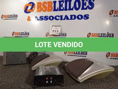 LOTE 013 - 01 APARELHO DE SOM COM 02 CAIXAS MARCA SONY E 01 FONTE DIGITAL (NO ESTADO) ATENÇÃO! FAZER A VISITAÇÃO ANTES DE ARREMATAR, NÃO SABEMOS SE FUNCIONA. LEILÃO NÃO TEM GARANTIA E NEM DEVOLUÇÃO, SUJEITO A POSSÍVEIS AVARIAS VISÍVEIS/OCULTAS E/OU AUSÊNCIA DE COMPONENTES.