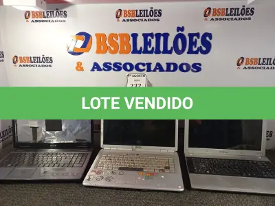 LOTE 232 - 03 NOTEBOOKS PARA RETIRADA DE PEÇAS. (NO ESTADO) ATENÇÃO! FAZER A VISITAÇÃO ANTES DE ARREMATAR, NÃO SABEMOS SE FUNCIONA. LEILÃO NÃO TEM GARANTIA E NEM DEVOLUÇÃO, SUJEITO A POSSÍVEIS AVARIAS VISÍVEIS/OCULTAS E/OU AUSÊNCIA DE COMPONENTES.