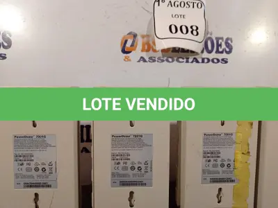 LOTE 008 - 10 POWERDSINE 7001G. (NO ESTADO) ATENÇÃO! FAZER A VISITAÇÃO ANTES DE ARREMATAR, NÃO SABEMOS SE FUNCIONA. LEILÃO NÃO TEM GARANTIA E NEM DEVOLUÇÃO, SUJEITO A POSSÍVEIS AVARIAS VISÍVEIS/OCULTAS E/OU AUSÊNCIA DE COMPONENTES.