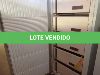 LOTE 459 - 01 FREEZER VERTICAL PROSDÓCIMO.  (NO ESTADO) ATENÇÃO! FAZER A VISITAÇÃO ANTES DE ARREMATAR, NÃO SABEMOS SE FUNCIONA. LEILÃO NÃO TEM GARANTIA E NEM DEVOLUÇÃO, SUJEITO A POSSÍVEIS AVARIAS VISÍVEIS/OCULTAS E/OU AUSÊNCIA DE COMPONENTES.