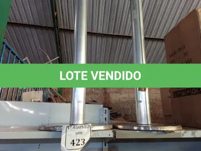 LOTE 423 - 02 SEPARADORES DE FILA. (NO ESTADO) ATENÇÃO! FAZER A VISITAÇÃO ANTES DE ARREMATAR, NÃO SABEMOS SE FUNCIONA. LEILÃO NÃO TEM GARANTIA E NEM DEVOLUÇÃO, SUJEITO A POSSÍVEIS AVARIAS VISÍVEIS/OCULTAS E/OU AUSÊNCIA DE COMPONENTES.