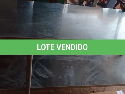 LOTE 539 - 01 BANCADA EM INOX. (NO ESTADO) ATENÇÃO! FAZER A VISITAÇÃO ANTES DE ARREMATAR, NÃO SABEMOS SE FUNCIONA. LEILÃO NÃO TEM GARANTIA E NEM DEVOLUÇÃO, SUJEITO A POSSÍVEIS AVARIAS VISÍVEIS/OCULTAS E/OU AUSÊNCIA DE COMPONENTES.