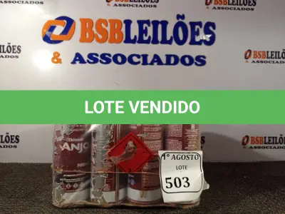 LOTE 503 - 12 LATAS DE 900ML CADA THINNER. (NO ESTADO) ATENÇÃO! FAZER A VISITAÇÃO ANTES DE ARREMATAR, NÃO SABEMOS SE FUNCIONA. LEILÃO NÃO TEM GARANTIA E NEM DEVOLUÇÃO, SUJEITO A POSSÍVEIS AVARIAS VISÍVEIS/OCULTAS E/OU AUSÊNCIA DE COMPONENTES.