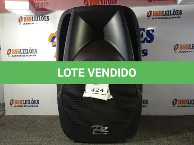 LOTE 424 - 01 CAIXA DE SOM PZ PROPASSIVE PRÓ AUDIO PX-12. (NOVA) (NO ESTADO) ATENÇÃO! FAZER A VISITAÇÃO ANTES DE ARREMATAR, NÃO SABEMOS SE FUNCIONA. LEILÃO NÃO TEM GARANTIA E NEM DEVOLUÇÃO, SUJEITO A POSSÍVEIS AVARIAS VISÍVEIS/OCULTAS E/OU AUSÊNCIA DE COMPONENTES.