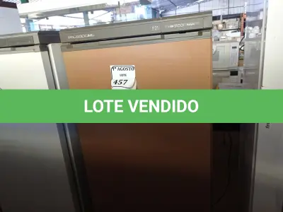 LOTE 457 - 01 FREEZER VERTICAL PROSDÓCIMO.  (NO ESTADO) ATENÇÃO! FAZER A VISITAÇÃO ANTES DE ARREMATAR, NÃO SABEMOS SE FUNCIONA. LEILÃO NÃO TEM GARANTIA E NEM DEVOLUÇÃO, SUJEITO A POSSÍVEIS AVARIAS VISÍVEIS/OCULTAS E/OU AUSÊNCIA DE COMPONENTES.