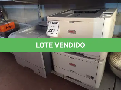 LOTE 332 - 02 IMPRESSORAS OKI E 01 IMPRESSORA SANSUNG. (NO ESTADO) ATENÇÃO! FAZER A VISITAÇÃO ANTES DE ARREMATAR, NÃO SABEMOS SE FUNCIONA. LEILÃO NÃO TEM GARANTIA E NEM DEVOLUÇÃO, SUJEITO A POSSÍVEIS AVARIAS VISÍVEIS/OCULTAS E/OU AUSÊNCIA DE COMPONENTES.