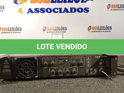 LOTE 305 - 01 AMPLIFICADOR WATTSOM BDK-2000 (NO ESTADO) ATENÇÃO! FAZER A VISITAÇÃO ANTES DE ARREMATAR, NÃO SABEMOS SE FUNCIONA. LEILÃO NÃO TEM GARANTIA E NEM DEVOLUÇÃO, SUJEITO A POSSÍVEIS AVARIAS VISÍVEIS/OCULTAS E/OU AUSÊNCIA DE COMPONENTES.