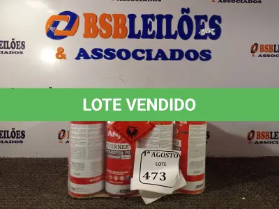 LOTE 473 - 12 LATAS DE 900ML CADA THINNER POLIÉSTER PU. (NO ESTADO) ATENÇÃO! FAZER A VISITAÇÃO ANTES DE ARREMATAR, NÃO SABEMOS SE FUNCIONA. LEILÃO NÃO TEM GARANTIA E NEM DEVOLUÇÃO, SUJEITO A POSSÍVEIS AVARIAS VISÍVEIS/OCULTAS E/OU AUSÊNCIA DE COMPONENTES.