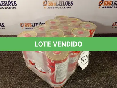 LOTE 473 - 12 LATAS DE 900ML CADA THINNER POLIÉSTER PU. (NO ESTADO) ATENÇÃO! FAZER A VISITAÇÃO ANTES DE ARREMATAR, NÃO SABEMOS SE FUNCIONA. LEILÃO NÃO TEM GARANTIA E NEM DEVOLUÇÃO, SUJEITO A POSSÍVEIS AVARIAS VISÍVEIS/OCULTAS E/OU AUSÊNCIA DE COMPONENTES.