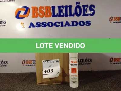LOTE 483 - 12 SELANTES MULTIUSO DE POLIURETANO PU 40 CONTENDO 400MG CADA. (NO ESTADO) ATENÇÃO! FAZER A VISITAÇÃO ANTES DE ARREMATAR, NÃO SABEMOS SE FUNCIONA. LEILÃO NÃO TEM GARANTIA E NEM DEVOLUÇÃO, SUJEITO A POSSÍVEIS AVARIAS VISÍVEIS/OCULTAS E/OU AUSÊNCIA DE COMPONENTES.