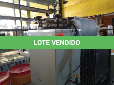 LOTE 385 - 01 AUTO CALVE PHOENIX 220VOLTS. (NO ESTADO) ATENÇÃO! FAZER A VISITAÇÃO ANTES DE ARREMATAR, NÃO SABEMOS SE FUNCIONA. LEILÃO NÃO TEM GARANTIA E NEM DEVOLUÇÃO, SUJEITO A POSSÍVEIS AVARIAS VISÍVEIS/OCULTAS E/OU AUSÊNCIA DE COMPONENTES.