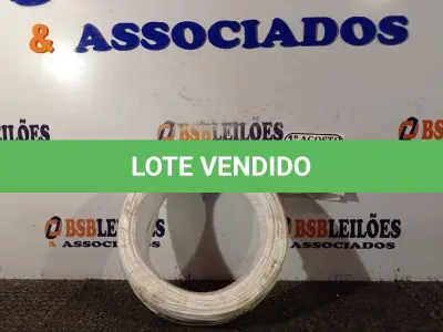 LOTE 320 - 01 ROLO DE CABO FLEXÍVEL 450/750VOLTS 1X2,50MM NA COR BRANCO. (NO ESTADO) ATENÇÃO! FAZER A VISITAÇÃO ANTES DE ARREMATAR, NÃO SABEMOS SE FUNCIONA. LEILÃO NÃO TEM GARANTIA E NEM DEVOLUÇÃO, SUJEITO A POSSÍVEIS AVARIAS VISÍVEIS/OCULTAS E/OU AUSÊNCIA DE COMPONENTES.