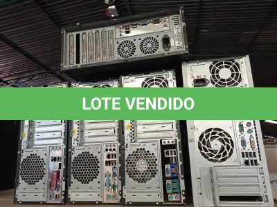 LOTE 487 - 05 CPUS COM AVARIAS. (NO ESTADO) ATENÇÃO! FAZER A VISITAÇÃO ANTES DE ARREMATAR, NÃO SABEMOS SE FUNCIONA. LEILÃO NÃO TEM GARANTIA E NEM DEVOLUÇÃO, SUJEITO A POSSÍVEIS AVARIAS VISÍVEIS/OCULTAS E/OU AUSÊNCIA DE COMPONENTES.