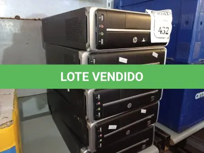 LOTE 432 - 05 CPUS COM AVARIAS. (NO ESTADO) ATENÇÃO! FAZER A VISITAÇÃO ANTES DE ARREMATAR, NÃO SABEMOS SE FUNCIONA. LEILÃO NÃO TEM GARANTIA E NEM DEVOLUÇÃO, SUJEITO A POSSÍVEIS AVARIAS VISÍVEIS/OCULTAS E/OU AUSÊNCIA DE COMPONENTES.