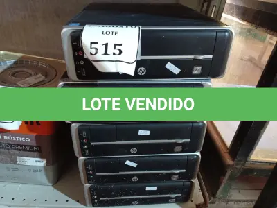 LOTE 515 - 05 CPUS COM AVARIAS. (NO ESTADO) ATENÇÃO! FAZER A VISITAÇÃO ANTES DE ARREMATAR, NÃO SABEMOS SE FUNCIONA. LEILÃO NÃO TEM GARANTIA E NEM DEVOLUÇÃO, SUJEITO A POSSÍVEIS AVARIAS VISÍVEIS/OCULTAS E/OU AUSÊNCIA DE COMPONENTES.