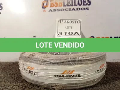 LOTE 310 - 01 ROLO DE CABO FLEXÍVEL 450/750VOLTS 1X2,50MM NA COR CINZA. (NO ESTADO) ATENÇÃO! FAZER A VISITAÇÃO ANTES DE ARREMATAR, NÃO SABEMOS SE FUNCIONA. LEILÃO NÃO TEM GARANTIA E NEM DEVOLUÇÃO, SUJEITO A POSSÍVEIS AVARIAS VISÍVEIS/OCULTAS E/OU AUSÊNCIA DE COMPONENTES.
