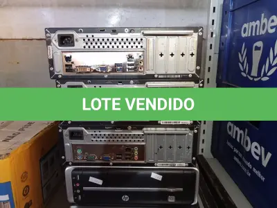 LOTE 432 - 05 CPUS COM AVARIAS. (NO ESTADO) ATENÇÃO! FAZER A VISITAÇÃO ANTES DE ARREMATAR, NÃO SABEMOS SE FUNCIONA. LEILÃO NÃO TEM GARANTIA E NEM DEVOLUÇÃO, SUJEITO A POSSÍVEIS AVARIAS VISÍVEIS/OCULTAS E/OU AUSÊNCIA DE COMPONENTES.