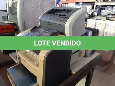 LOTE 352 - 06 IMPRESSORAS, SENDO 02 LX 300, 01 HP LASER JET 110V, 02 HPS E 01 LASER JET 3050. (NO ESTADO) ATENÇÃO! FAZER A VISITAÇÃO ANTES DE ARREMATAR, NÃO SABEMOS SE FUNCIONA. LEILÃO NÃO TEM GARANTIA E NEM DEVOLUÇÃO, SUJEITO A POSSÍVEIS AVARIAS VISÍVEIS/OCULTAS E/OU AUSÊNCIA DE COMPONENTES.