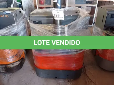 LOTE 523 - 01 TRANSPAR DEIRA COM CARREGADOR 24 V FALTANDO BATERIA RODA DE CARGA E VARÃO E RODA DE TRAÇÃO NÃO FUNCIONANDO.  (NO ESTADO) ATENÇÃO! FAZER A VISITAÇÃO ANTES DE ARREMATAR, NÃO SABEMOS SE FUNCIONA. LEILÃO NÃO TEM GARANTIA E NEM DEVOLUÇÃO, SUJEITO A POSSÍVEIS AVARIAS VISÍVEIS/OCULTAS E/OU AUSÊNCIA DE COMPONENTES.
