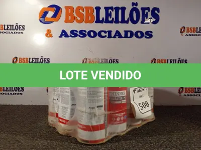 LOTE 508 - 12 LATAS DE 900ML CADA THINNER POLIÉSTER PU. (NO ESTADO) ATENÇÃO! FAZER A VISITAÇÃO ANTES DE ARREMATAR, NÃO SABEMOS SE FUNCIONA. LEILÃO NÃO TEM GARANTIA E NEM DEVOLUÇÃO, SUJEITO A POSSÍVEIS AVARIAS VISÍVEIS/OCULTAS E/OU AUSÊNCIA DE COMPONENTES.