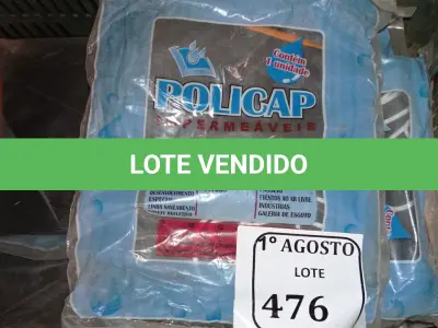 LOTE 476 - 01 LOTE COM POLICAP IMPERMEÁVEL (NO ESTADO) ATENÇÃO! FAZER A VISITAÇÃO ANTES DE ARREMATAR, NÃO SABEMOS SE FUNCIONA. LEILÃO NÃO TEM GARANTIA E NEM DEVOLUÇÃO, SUJEITO A POSSÍVEIS AVARIAS VISÍVEIS/OCULTAS E/OU AUSÊNCIA DE COMPONENTES.