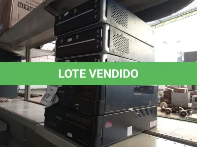 LOTE 478 - 05 CPU COM AVARIAS. (NO ESTADO) ATENÇÃO! FAZER A VISITAÇÃO ANTES DE ARREMATAR, NÃO SABEMOS SE FUNCIONA. LEILÃO NÃO TEM GARANTIA E NEM DEVOLUÇÃO, SUJEITO A POSSÍVEIS AVARIAS VISÍVEIS/OCULTAS E/OU AUSÊNCIA DE COMPONENTES.