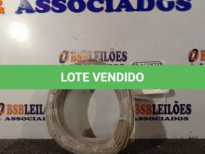LOTE 330 - 01 ROLO DE CABO FLEXÍVEL 450/750VOLTS 1X2,50MM NA COR CINZA. (NO ESTADO) ATENÇÃO! FAZER A VISITAÇÃO ANTES DE ARREMATAR, NÃO SABEMOS SE FUNCIONA. LEILÃO NÃO TEM GARANTIA E NEM DEVOLUÇÃO, SUJEITO A POSSÍVEIS AVARIAS VISÍVEIS/OCULTAS E/OU AUSÊNCIA DE COMPONENTES.
