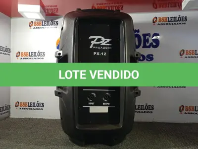 LOTE 424 - 01 CAIXA DE SOM PZ PROPASSIVE PRÓ AUDIO PX-12. (NOVA) (NO ESTADO) ATENÇÃO! FAZER A VISITAÇÃO ANTES DE ARREMATAR, NÃO SABEMOS SE FUNCIONA. LEILÃO NÃO TEM GARANTIA E NEM DEVOLUÇÃO, SUJEITO A POSSÍVEIS AVARIAS VISÍVEIS/OCULTAS E/OU AUSÊNCIA DE COMPONENTES.